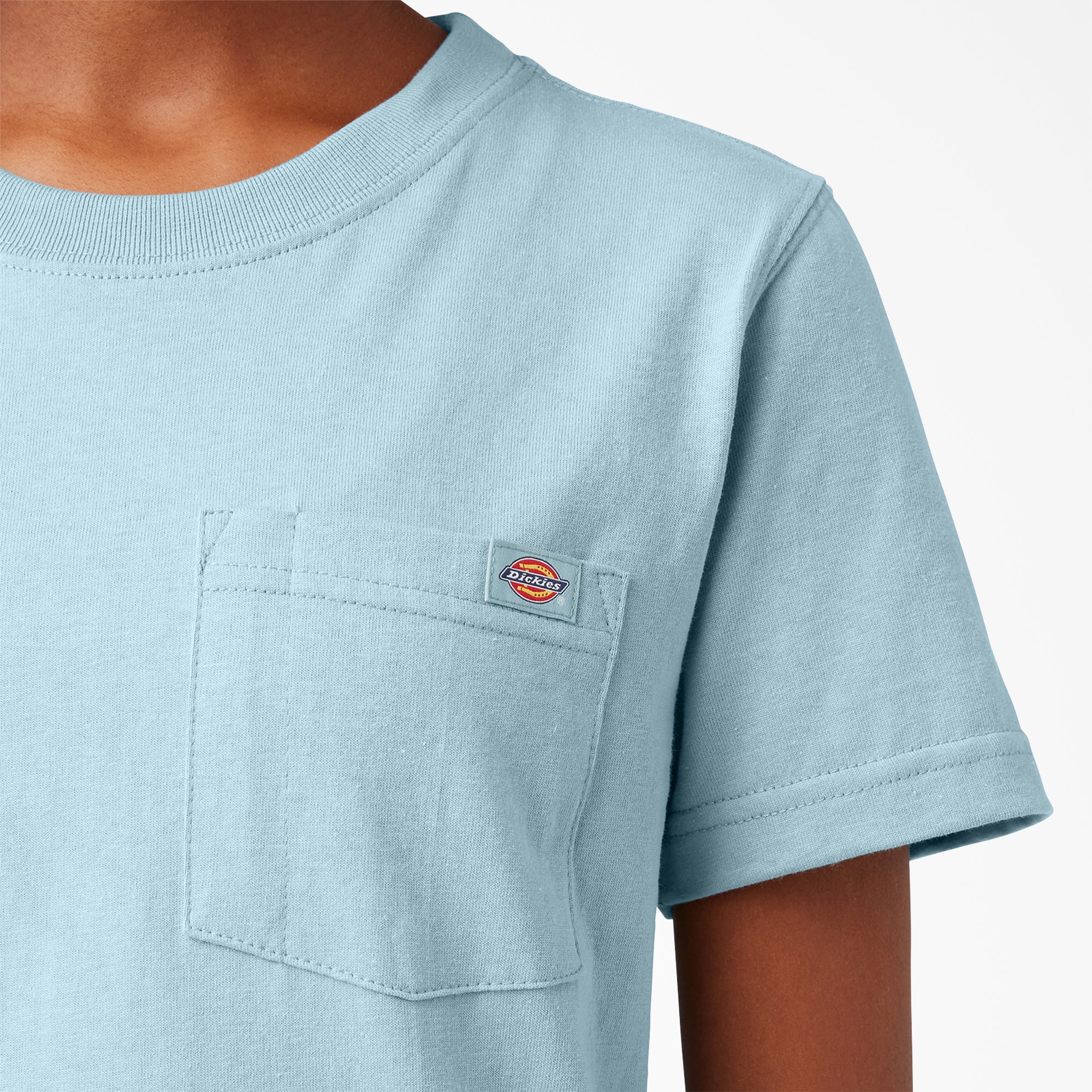 Women's Heavyweight Short Sleeve Pocket T-Shirt - Image 5